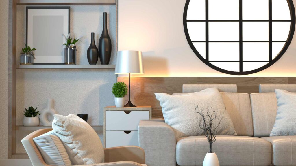 salon bien décoré