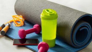 lot d'équipement de fitness