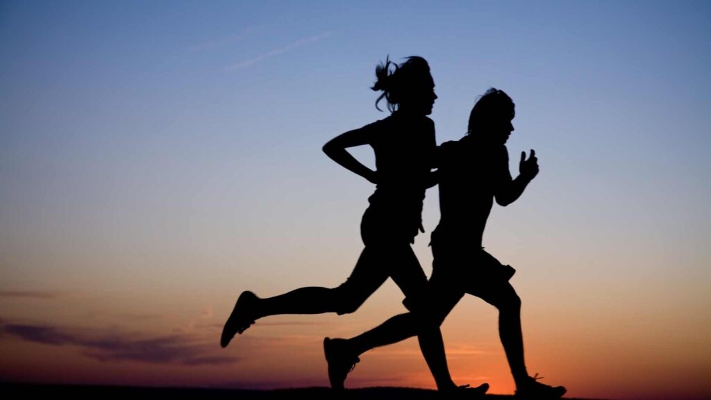 running