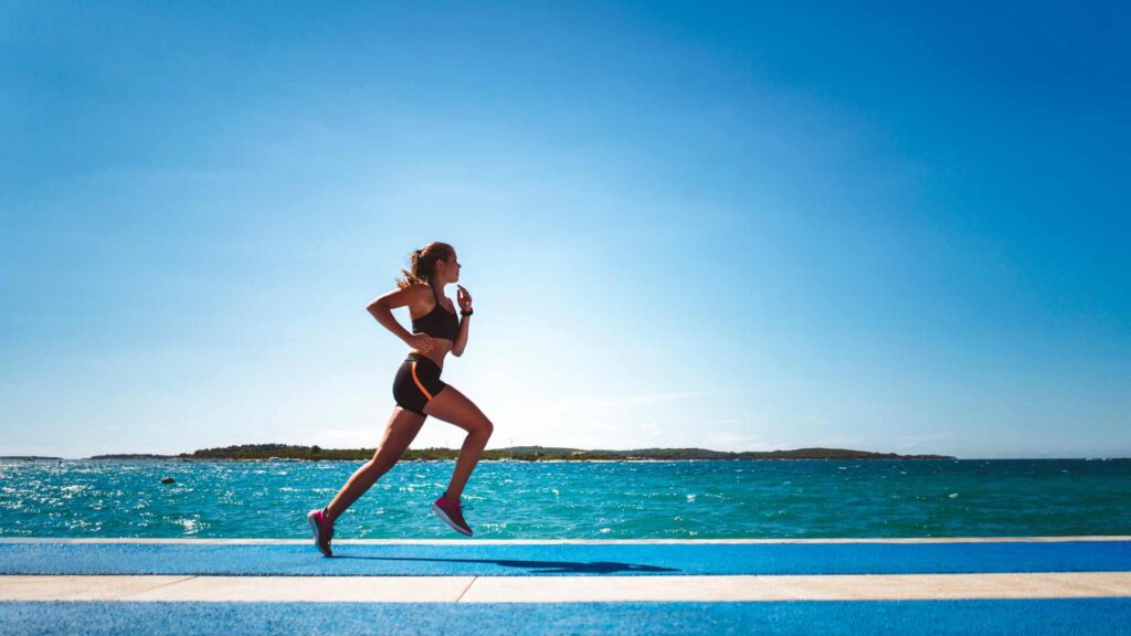 sport au bord de mer