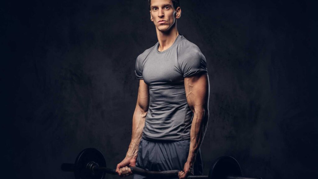 homme en tenue de sport