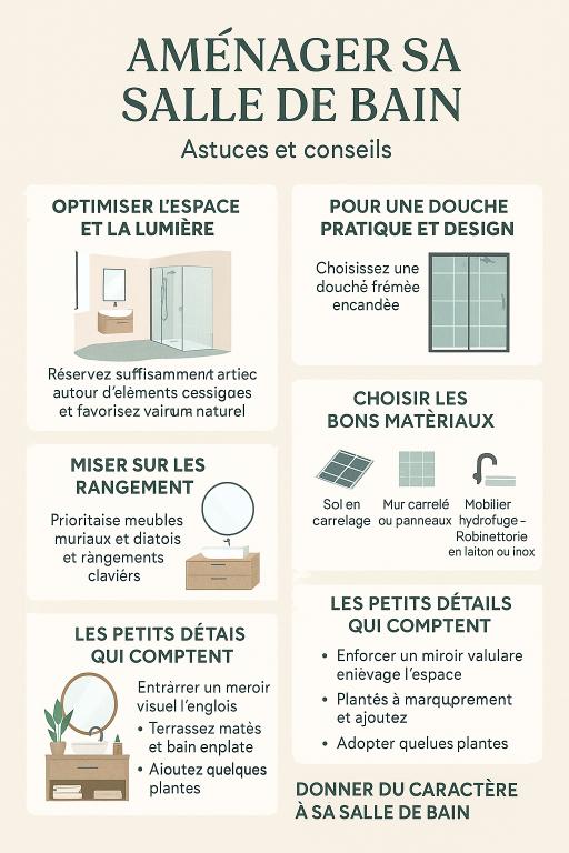 comment amenager salle bain