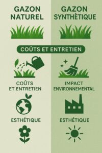 gazon naturel synthetique