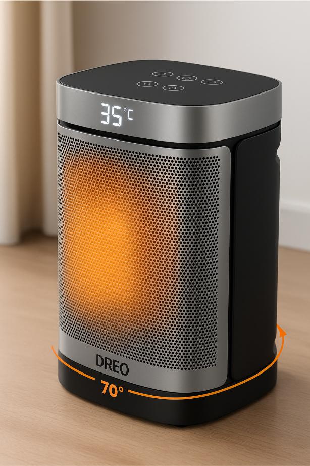 dreo chauffage appoint silencieux 1500w